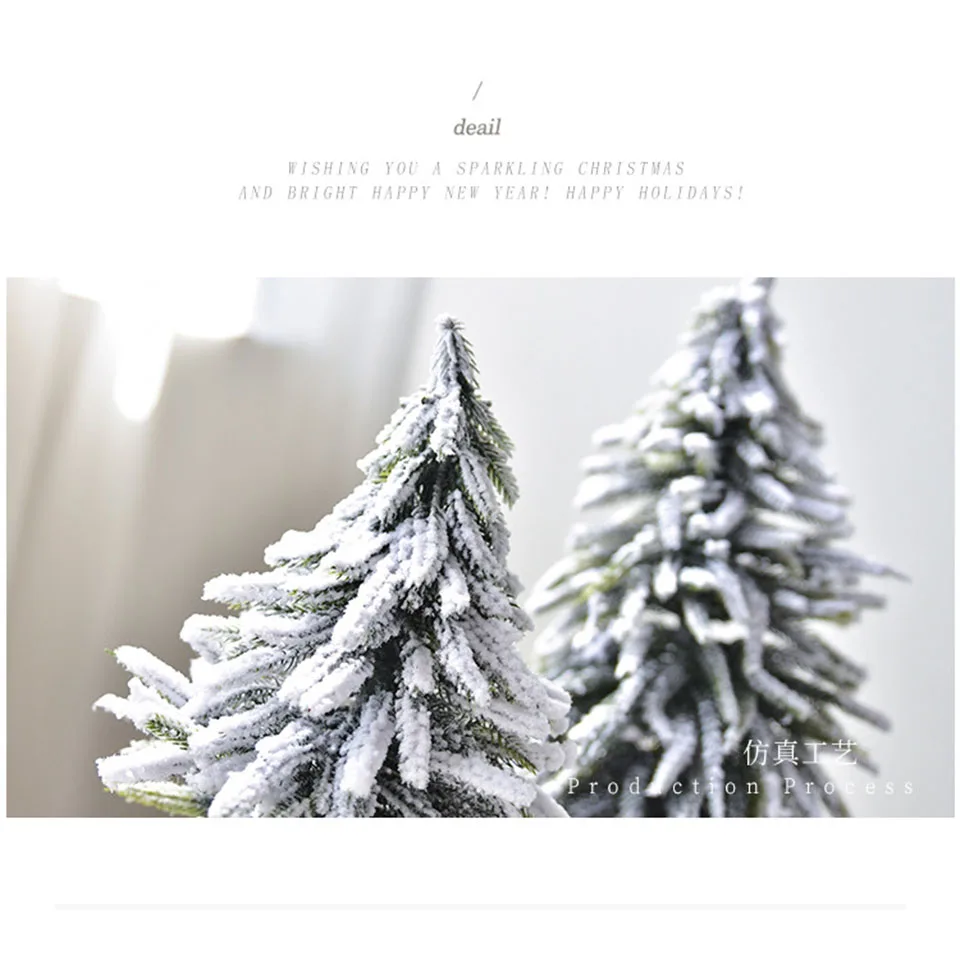 Mini table Christmas tree, holiday party birthday, artificial decoration 35cm, Christmas decorations, children's holiday gifts
