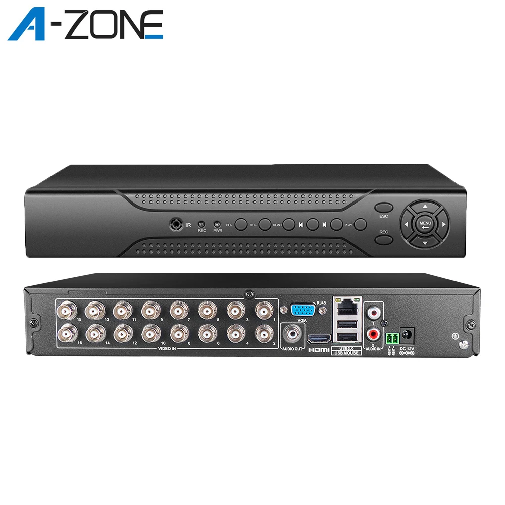 A-ZONE 16CH 1080P DVR камера видеонаблюдения системы безопасности Видео Регистраторы AHD