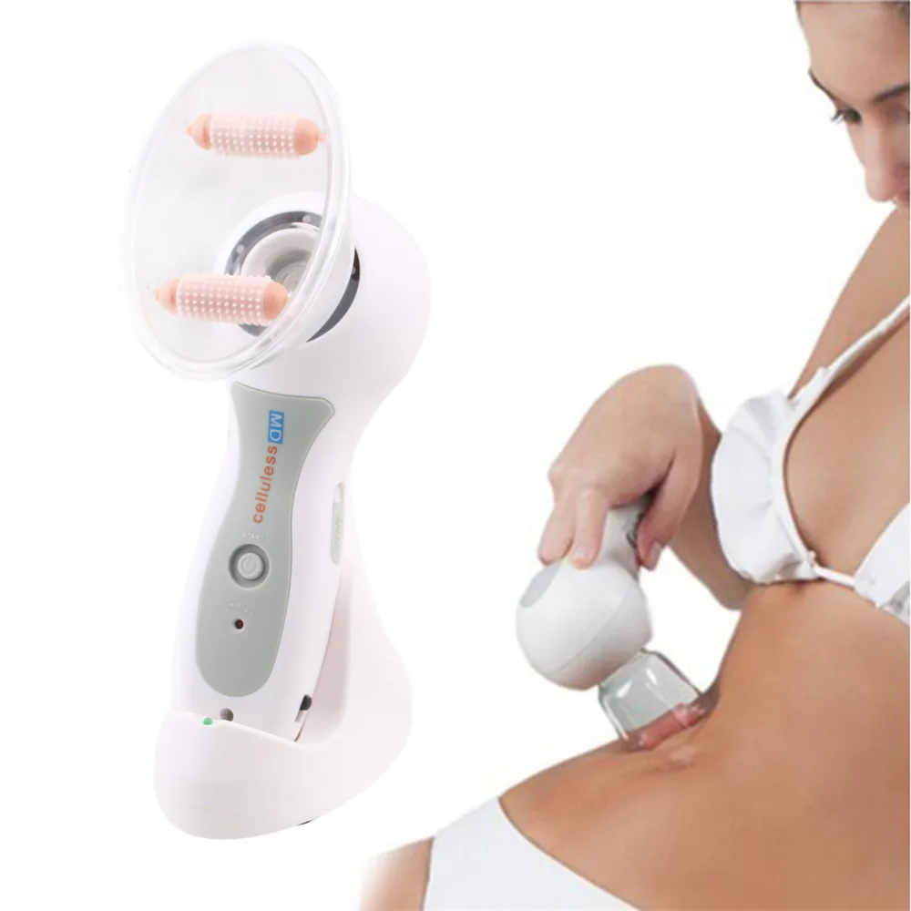 

Portable INU Celluless Body Deep Massage Vacuum Cans Anti-Cellulite Massager Therapy Treatment Cellulite Suction Cup EU US Plug
