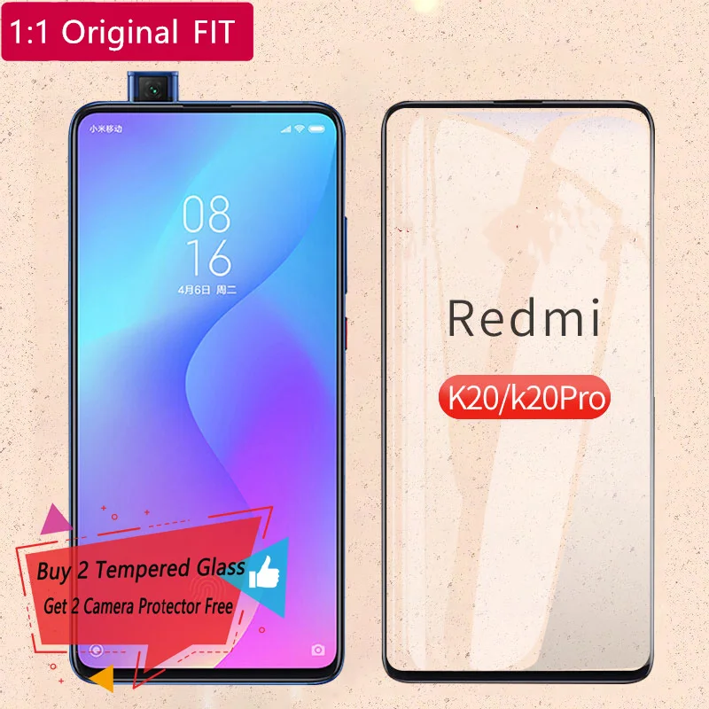 Закаленное стекло с полным покрытием для Xiaomi Mi 9 T защиты экрана ультратонкое