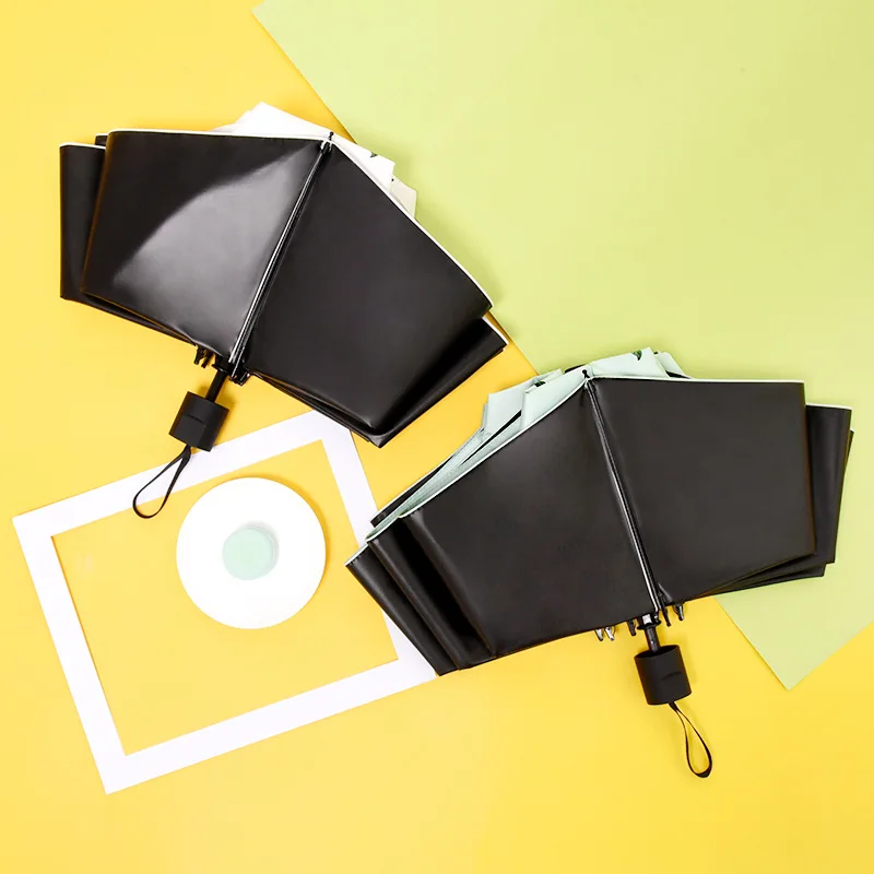 YADA INS Design Cartoon Avocado Umbrellas Fruit Creative Folding Rainy Umbrella For Women Men Anti-UV Lovely Umbrella YD200036