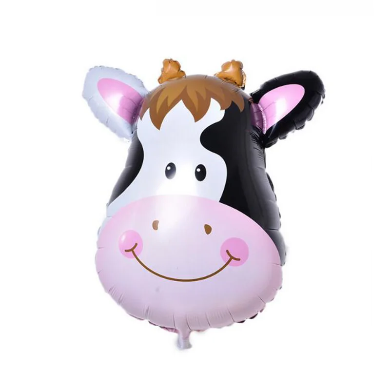 Cow 1pcs Джунгли животных день рождения одноразовая посуда лесные друзья сафари на тему зоопарка бумажные кружки, тарелки, салфетки для детского душа - Цвет: Cow 1pcs