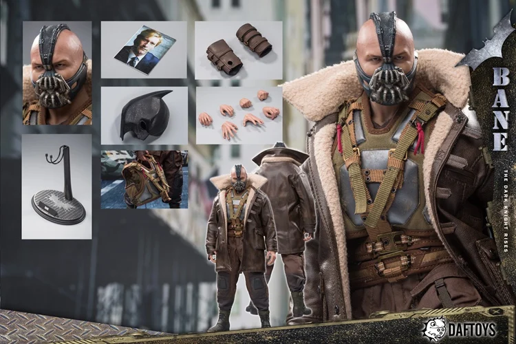 

DAFTOYS 1/6 Scale Male Figure Accessory Batman Bane Head Clothes Strong Edition Set for 12'' M34 M35 Male Action Body Doll