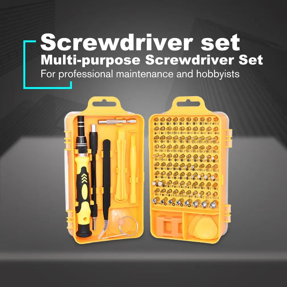 115Pcs Precision Multi-purpose Screwdriver Bit Set for Mobile Phone Computer PC Repair Disassemble Part Replacement Tools | Инструменты