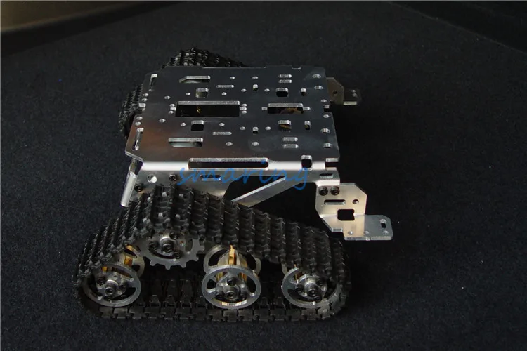 Tank Smart Robot Tank Car Chassis Kit Rubber Track Robotic Accessroies for DIY Model Car Kit