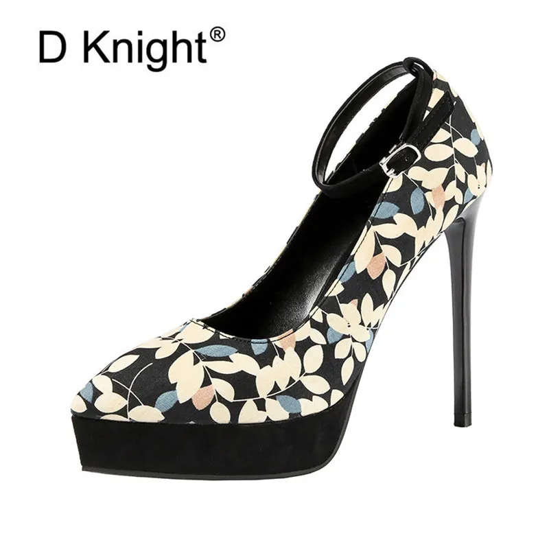 

Drop Ship Woman High Heels Pumps 12.5cm Tacones Pointed Toe Stilettos Platform Femme Sexy Ladies Wedding Shoes Black Small Heels