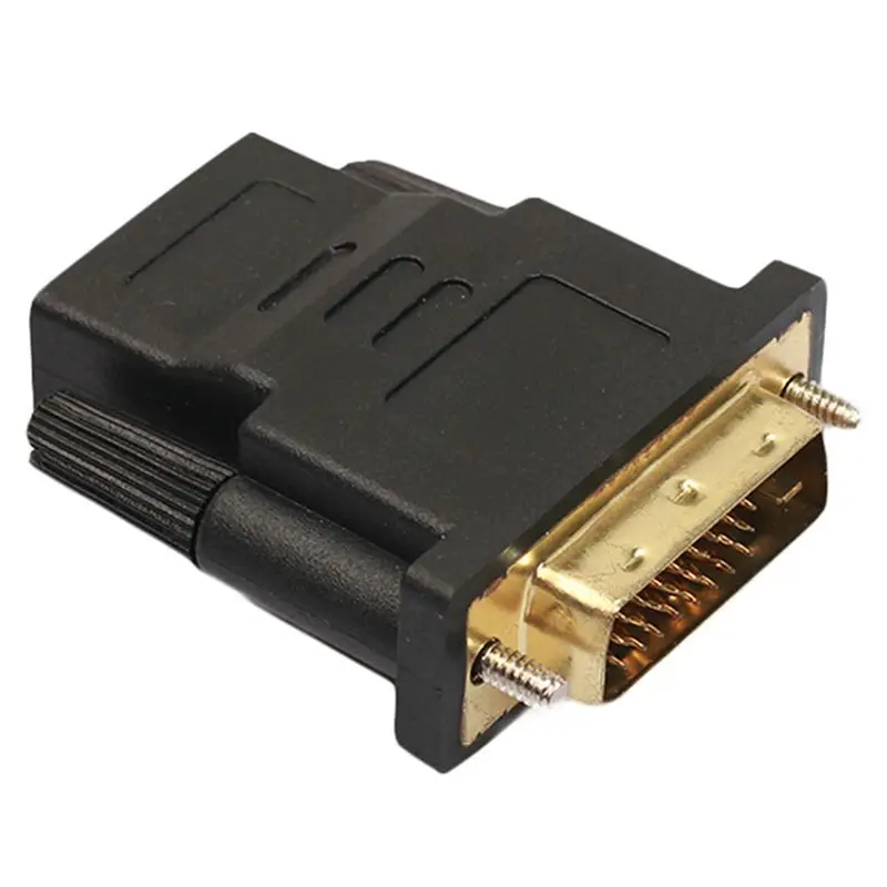 Стандартный адаптер DVI к Vga WAWPI типа Папа мама 24 + 1 A цифровой VGI для ПК компьютера