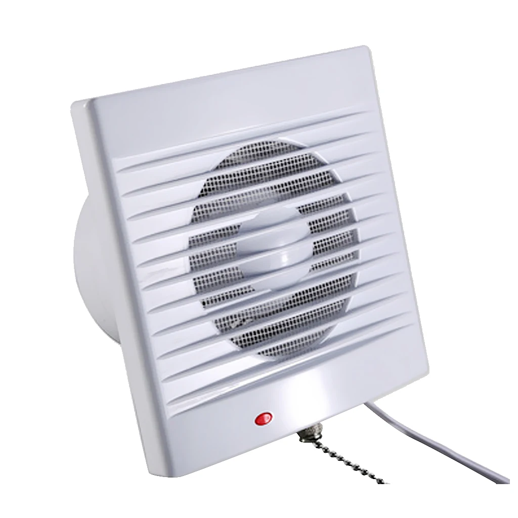 White 120mm Square Ceiling Ducted Exhaust Fan/flow/Bathroom/Kitchen/Laundry