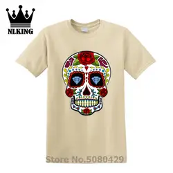 Уличная Бриллиантовая Мексиканская Череп сахарный череп природа Лето 3XL футболка мужская Футболка Дарт Вейдер звезда Пешие прогулки