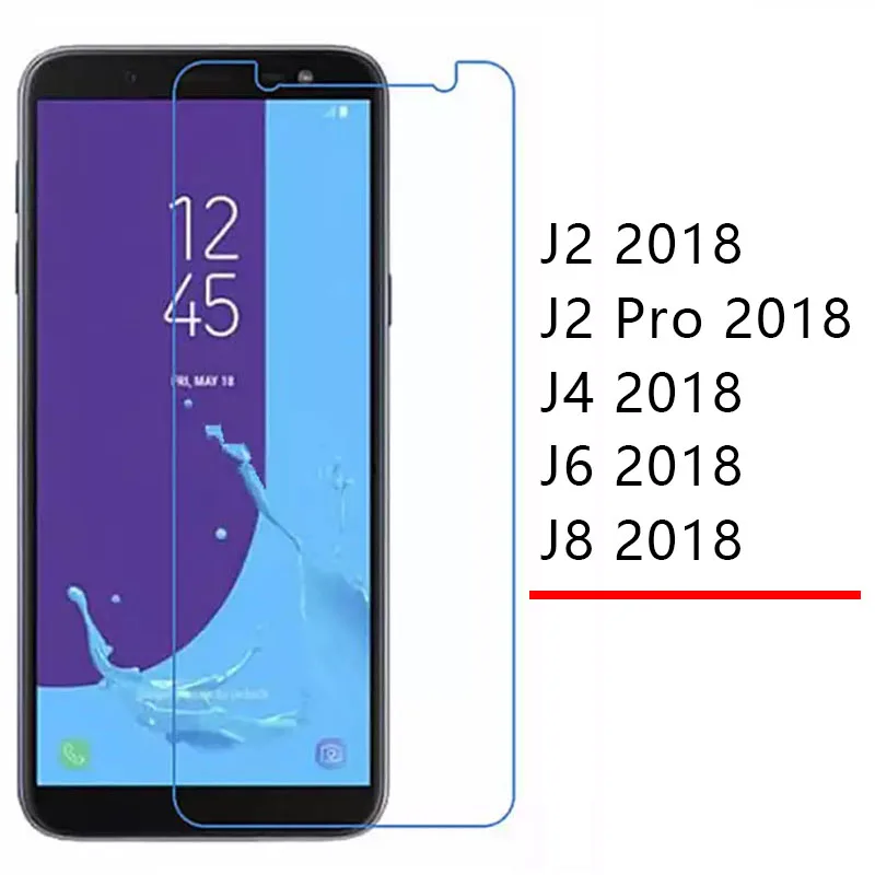Закаленное стекло для Samsung J2 Pro J4 J6 J8 2018 2 шт. | Мобильные телефоны и аксессуары