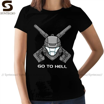 

Go To Hell T-Shirt ODST Go To Hell T Shirt Pattern 100 Cotton Women tshirt Funny O Neck Ladies Tee Shirt