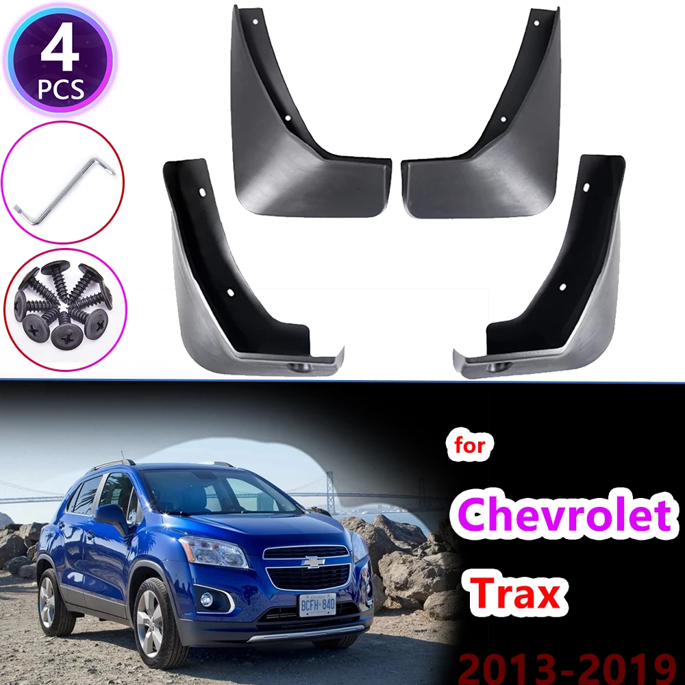 Guardabarros para Chevrolet Trax Tracker 2013 ~ 2019, accesorios de guardabarros, aleta de protección salpicaduras, 2014, 2016, 2017, 2018|Guardabarros| - AliExpress