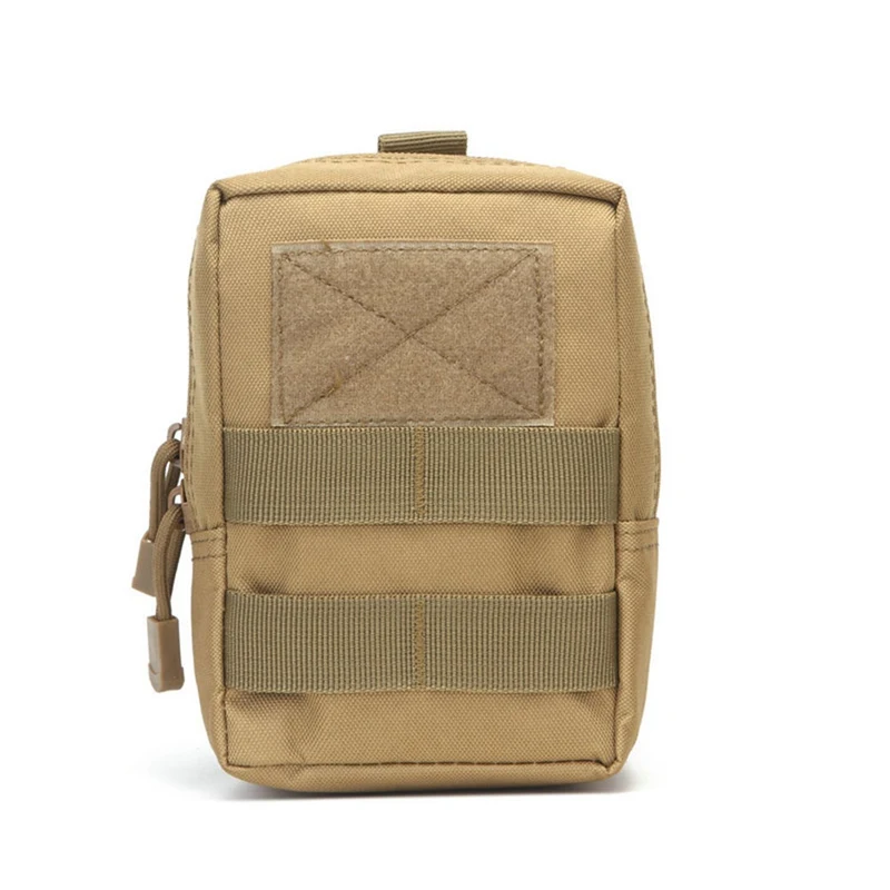 Открытый 1000D многофункциональный EDC Molle сумка инструмент молния поясная Военная Тактическая охотничий аксессуар прочный ремень сумка - Цвет: KK