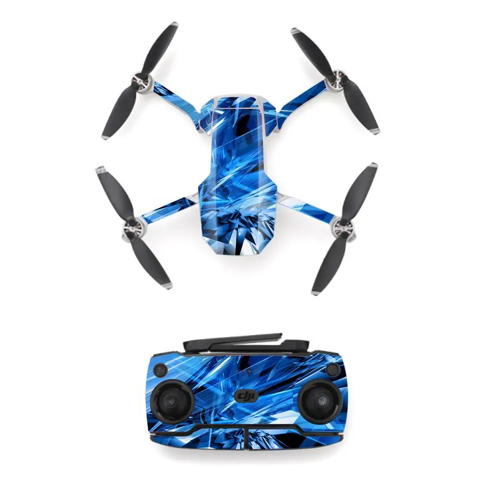 Science Style Waterproof skin Sticker for DJI Mavic Mini Drone And Remote Controller Decal Vinyl Skins Cover 6 Styles