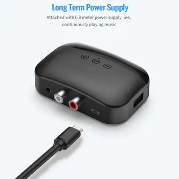 

Bluetooth 5.0NFC Bluetooth Music Receiver AUX Car Bluetooth Receiver TF Card Reading U Disk For Hands-Free Call