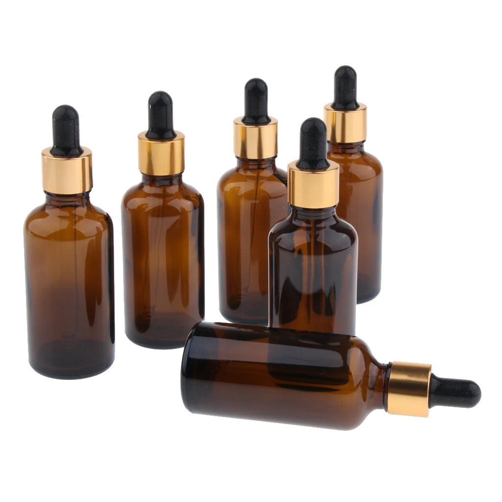 36pcs Glass Bottles with Glass Eye Dropper Dispenser for Essential Oils, Kitchen Tools, Chemistry Lab Chemicals, Perfume