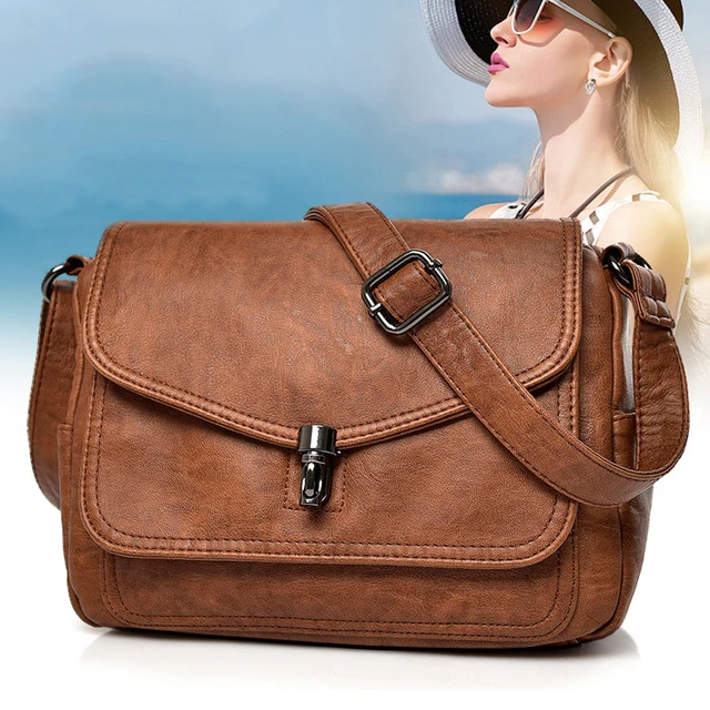 Fashion Women Leather Bags High Quality Luxury Ladies Shoulder Bags Ladies Designer Women Crossbody Messenger Bags