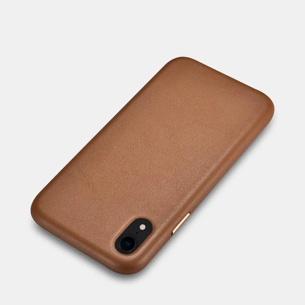 Бренд Icarer для iPhone XR, чехол из натуральной кожи, чехлы для телефонов, подходит для iPhone XR, ультра тонкая задняя крышка