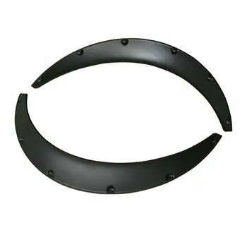 

2 Pcs 89x35CM Car Fender Flares Extra Wide Body Wheel Arches Wheel Eyebrow Protector Lip Sticker Trim for Off-road Vehicle