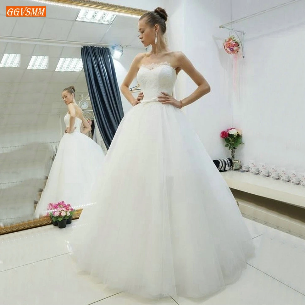 

Graceful Boho Ivory Wedding Dresses Sweetheart Lace Tulle A Line White Wedding Gown Long Sexy Princess Custom Made Bride Dress