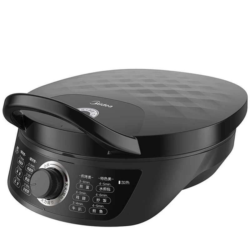Электрическая сковорода для выпечки, бытовая блинница, двухсторонняя нагревательная блинная машина 25 мм, электрическая сковорода 220 В