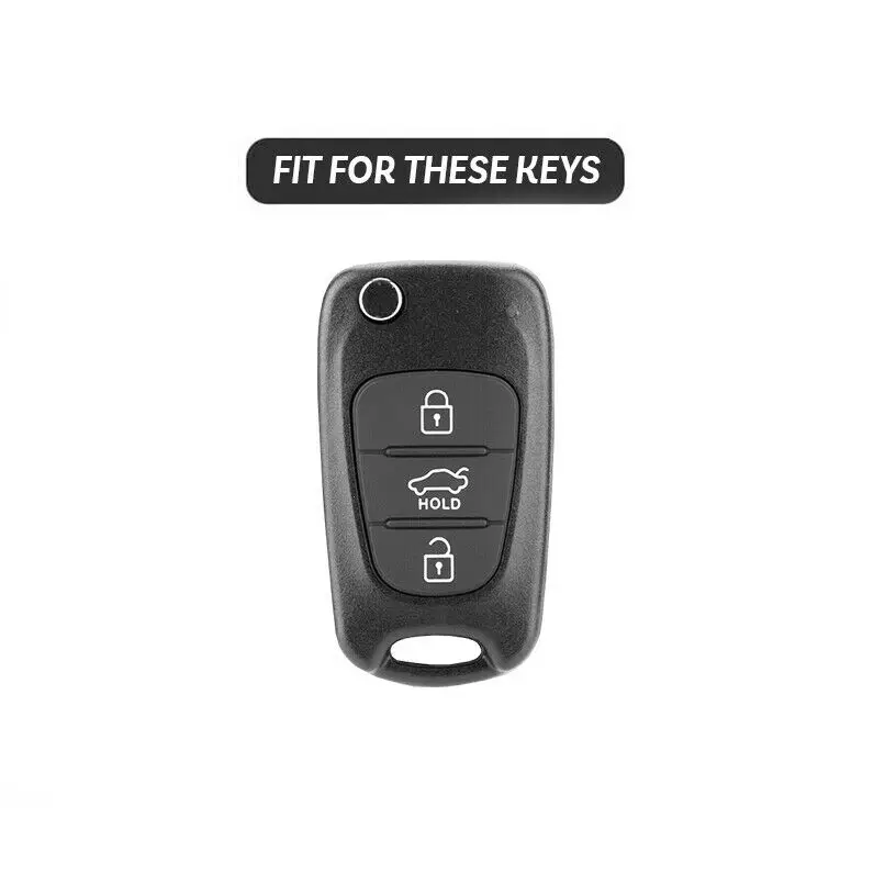 3 pulsante Retro di Vibrazione del Cuoio Della Copertura Della Cassa Chiave Del Supporto Borsette Per KIA Rondo Sportage Anima Rio Per Hyundai I30 IX35 avante Verna - H502603ed44904620917e3dac0f4cda2bD
