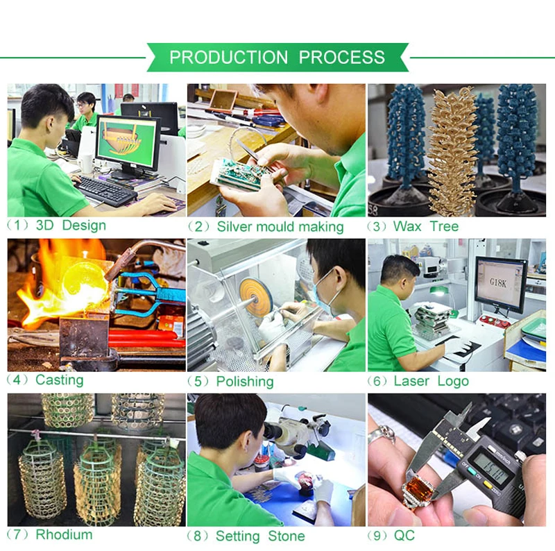 

Private custom-made jewelry 18k&14k&S925 jewelry making