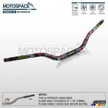 Серый алюминиевый 28 мм 1-1/" Руль для moto rcycle moto MX CR CRF CRM XR YZ YZF WR WRF DR DRX RM rmz EX 85 125 200 250 400 650