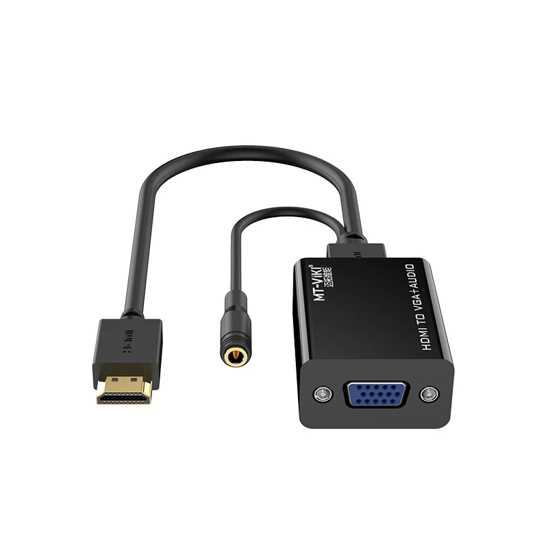 HDMI в VGA конвертер адаптер Аудио Видео кабель 1080P 4K 3D | Компьютеры и офис