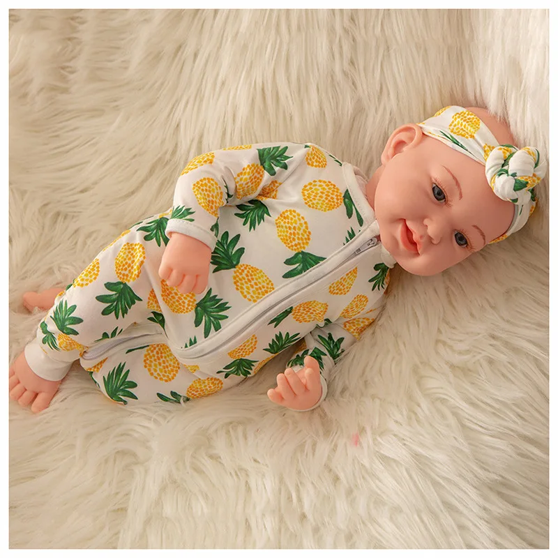 

55cm Full Silicone Body Reborn Baby Doll Realistic Handmade Vinyl Adorable Lifelike Toddler Bebe Truly Kids Playmates Toys
