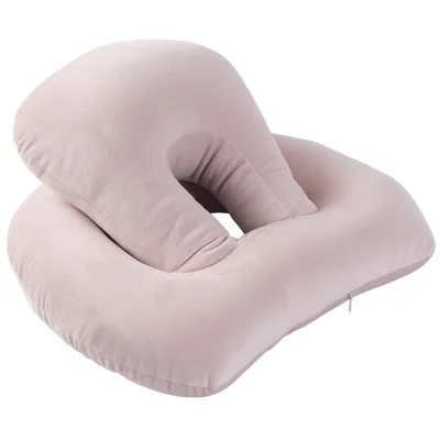 peach pink Дорожная подушка с защитой для шеи Осьминог полое постельное белье Подушка для офиса мягкие домашние аксессуары для спящего сиденья Подушка подголовник - Цвет: peach pink