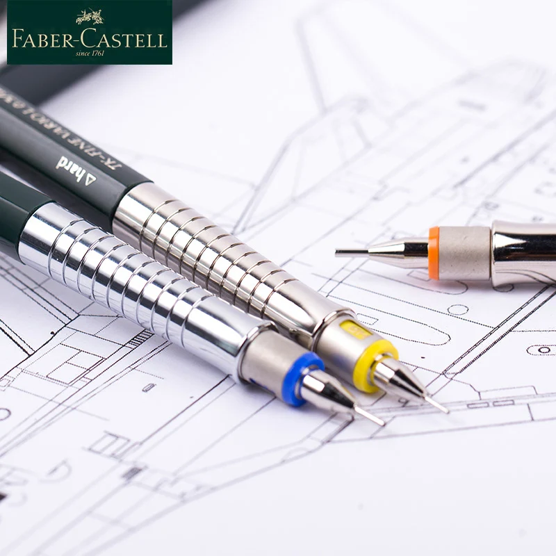 Faber Castell автоматического карандаша 0,35/0,5/0,7/1,0 мм механические карандаши для детей подарок школьные наборы для рисования ТЗ тонкой пленки для тонировки автомобилей L 13530