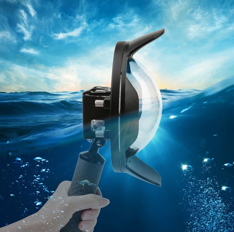 Стрелять 6 дюймов подводный купол Порты и разъёмы для экшн-Камеры GoPro Hero 5 Black действие Камера с держатель для камеры Водонепроницаемый чехол GoPro Аксессуар