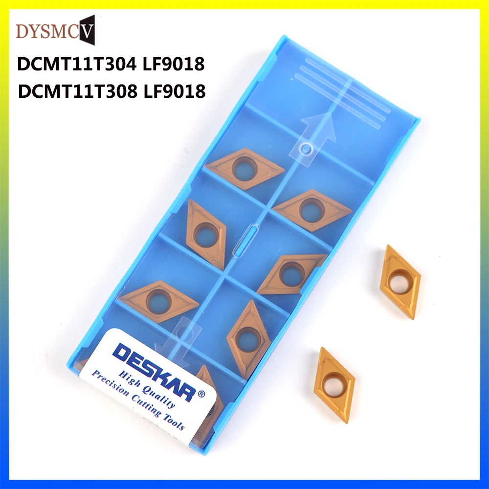 DESKAR 100% оригинал DCMT11T304 DCMT11T308 LF9018 карбидные вставки токарные инструменты для