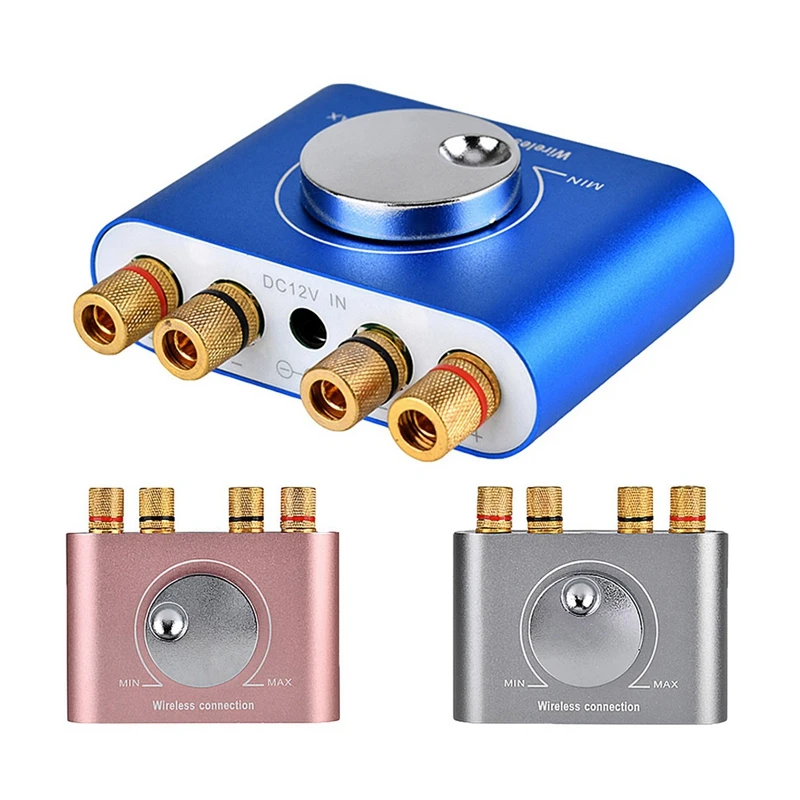 Tpa3116 Bluetooth 4,2 усилитель Hi-Fi стерео 2,0 канальный мини настольный аудио цифровой усилитель 60Wx2 домашний кинотеатр