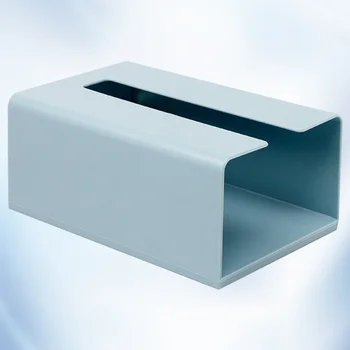 

1Pc Wall-mounted Desk Toilet Tissue Holder Kitchen Paper Container Plastic Garbage Bag Storage Box Napkin Organiser for Office H