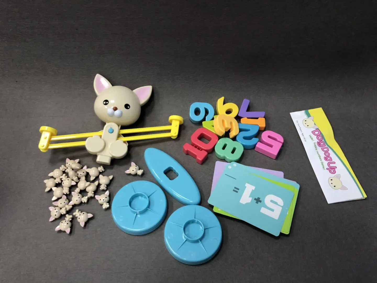 Настольная игра щенок баланс детей раннего образования родитель и ребенок просветить математику весы обезьяна обучающая игрушка подарок