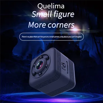 

QUELIMA Mini Video Camera WIFI HD 720P Sensor Nachtsicht Micro Camcorder Motio 6 infrared lights 50DEC17