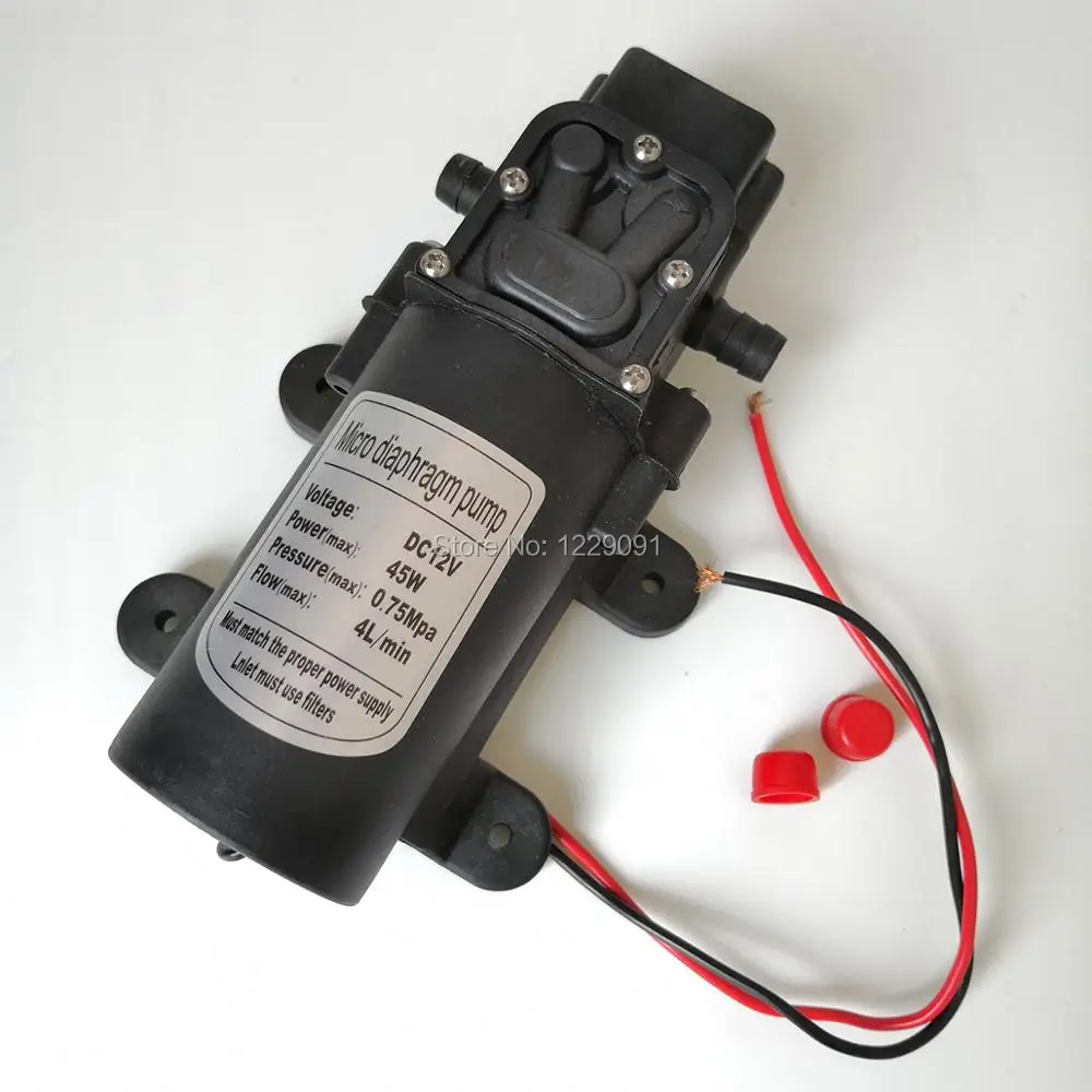 

dc 12v 24v 4L/min High pressure mini electric water Pump 45W self-priming diaphragm water pump