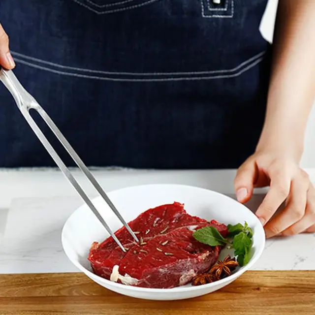 2022 Új, Hordozható Kültéri Grillező Szerszám Fa Fogantyú Barbecue Villa Varkolat - Image 4