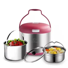 Нержавеющая сталь огнеупорный горшок для приготовления пищи, утолщенный горшок, домашний горшок для приготовления супа, энергосберегающий горшок, изоляционный баррель, горшок, горячий горшок