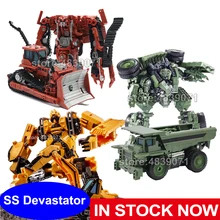 AOYI фигурка игрушки SS Devastator TF5 Металл перегрузки ревущий рулон Constru автомобиль Bonecrusher деформации трансформации