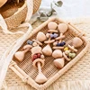 1pc Baby Toys Beech Wooden Rattle Hand Bells Toys Of Newbron Montessori Educational Toys Mobile Rattle Wooden Ring Baby Products ► Photo 1/6