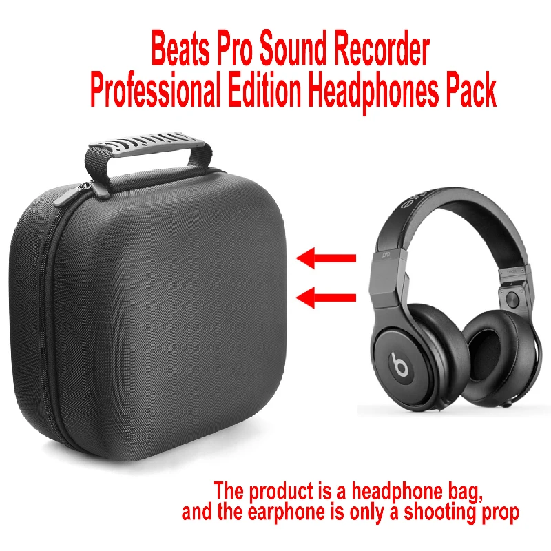 For Beats Pro Recording Headset Set Pro Hifi Accessory Box Headphone Protective Case Storage Carrying High Grade Business Case - Protective - AliExpress