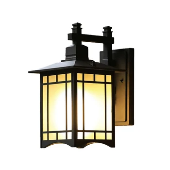 

Chinese Wall Lamp Retro Outdoor Waterproof Wall Lamp Glass Wall Lamp House House Door Lamp