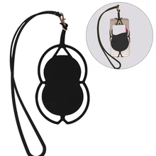 Силиконовый ремешок на шею чехол для iPhone 11 Pro XS MAX X XR 7 8 ожерелье держатель для карт чехол для samsung Note 10 S10 Plus