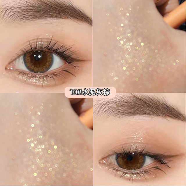 Diamond Eyeshadow Stick Face Makeup Highlighter Silkworm Pen Waterproof Long Lasting Rose Gold Champagne Eyeliner Pencil