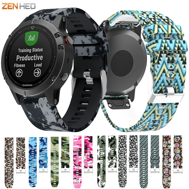 

Быстросъемный ремешок для наручных часов Garmin Fenix 5/5 Plus, сменный силиконовый ремешок 22 мм для наручных часов Garmin Forerunner 935
