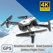 Складной Радиоуправляемый Дрон 5G Wifi FPV gps Дрон с камерой 4K HD бесщеточный мотор 25 мин Время полета Радиоуправляемый квадрокоптер VS SG907 SG901