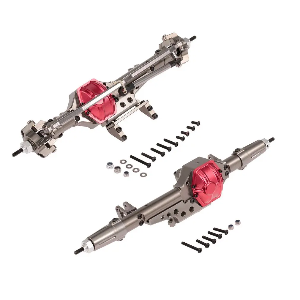 1/10 Lcg Crawler Chassis Metal RC Car Front/Rear Axle 1/10 For